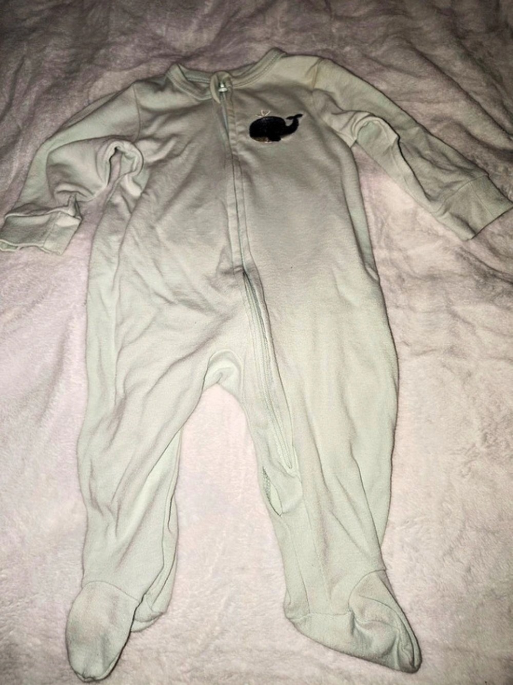 Tahari Baby 3-6M Footed Zipper Romper